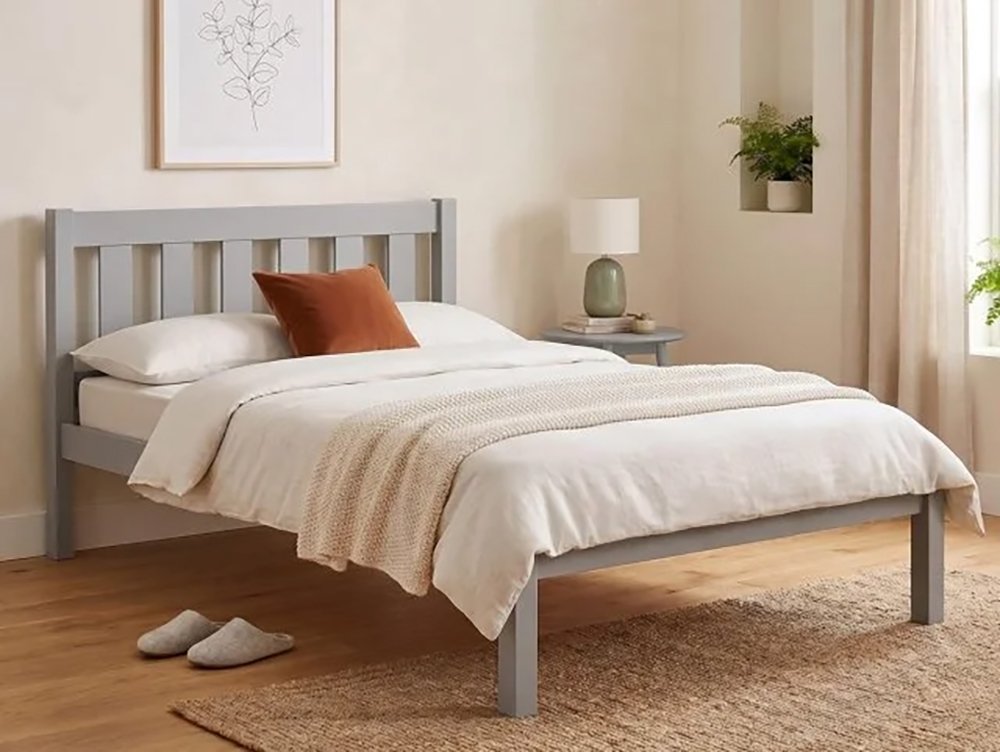 Julian Bowen Luna Double Dove Grey Bed - Image 5