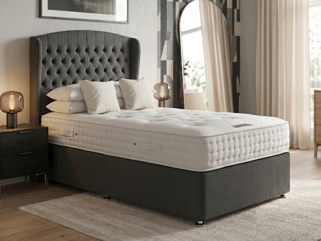 ASC Cashmere Pocket 2000 Lunar Divan Bed - 3ft Single