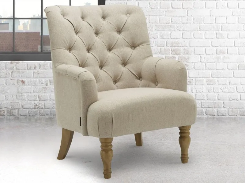 Birlea Furniture & Beds - Birlea Padstow Wheat Fabric Armchair thumbnail