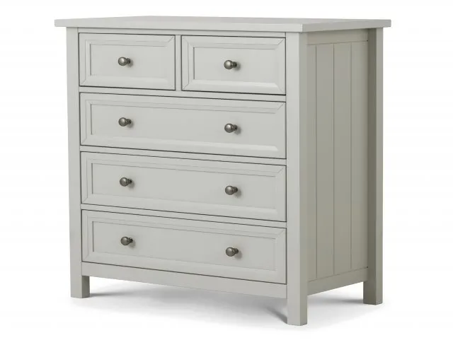 Julian Bowen Maine Dove Grey 32 Chest of Drawers