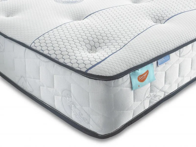 Sareer Matrah Cool Blue Memory Coil 2ft6 Small Single Mattress in a Box