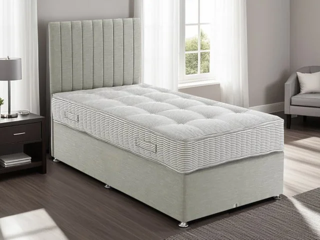 Shire Hotel Deluxe Pocket 1000 Crib 5 Contract Divan Bed - 2ft6 Small Single thumbnail