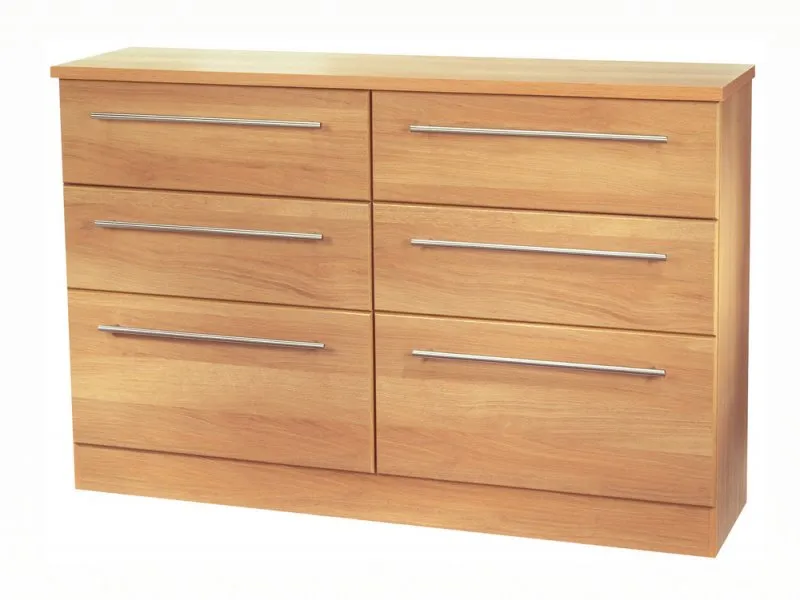 Welcome Sherwood 6 Drawer Midi Chest of Drawers Assembled thumbnail