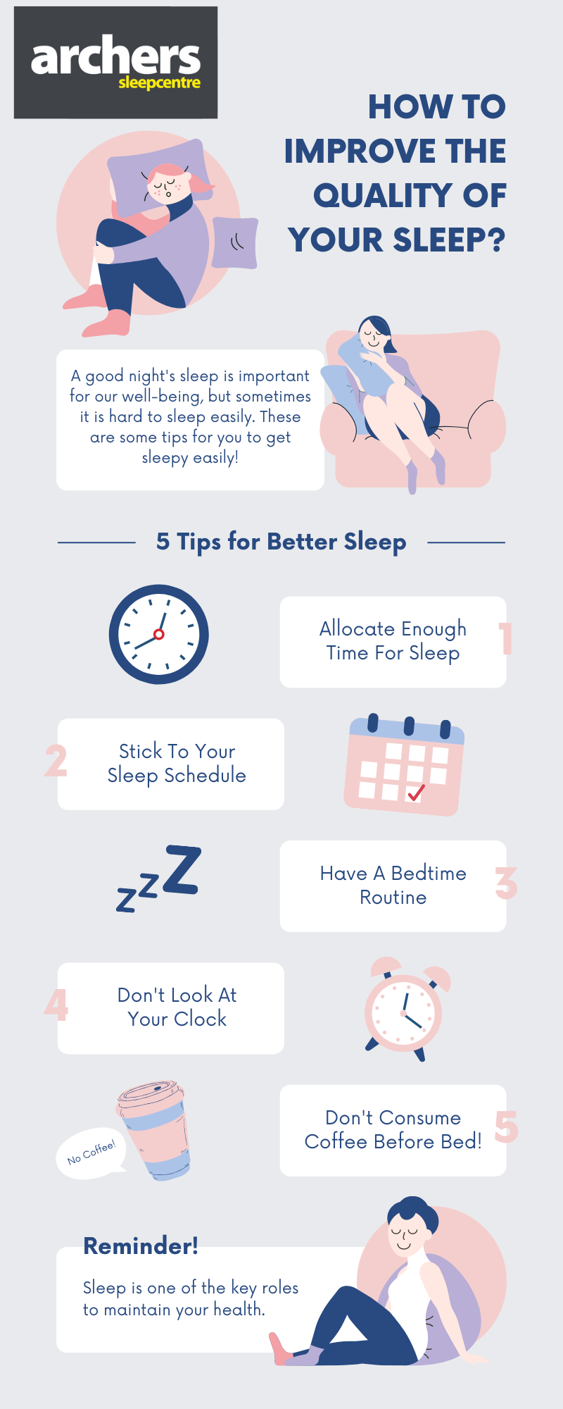 Archers Sleepcentre - How to improve the qulity of your sleep